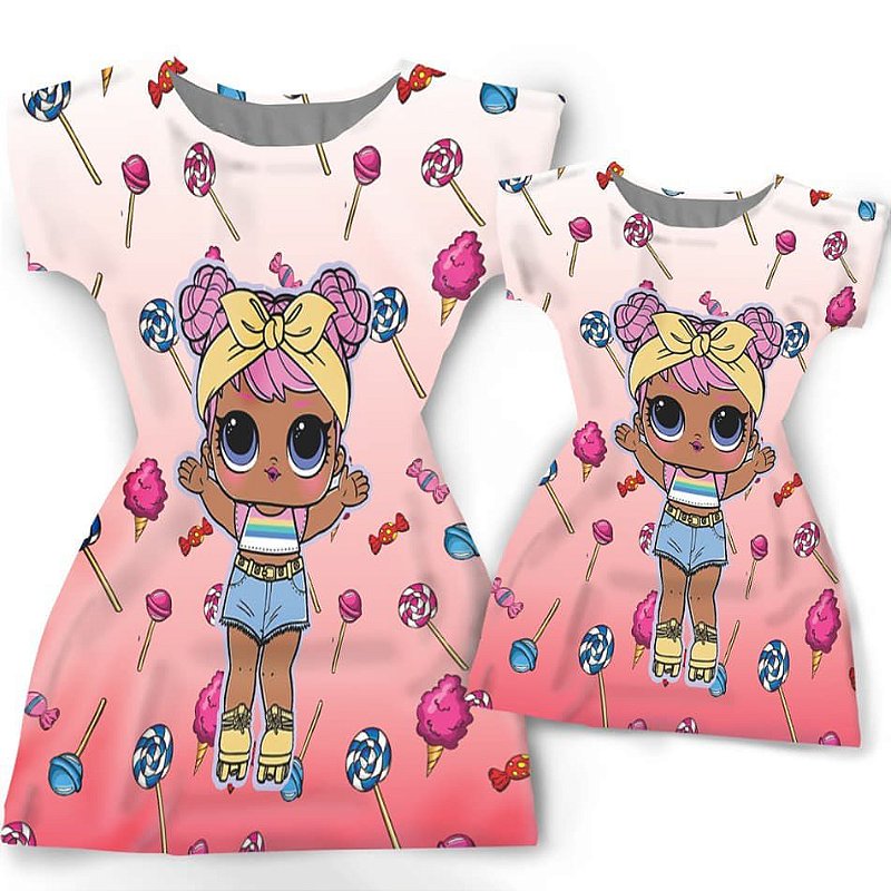 vestido da lol mae e filha
