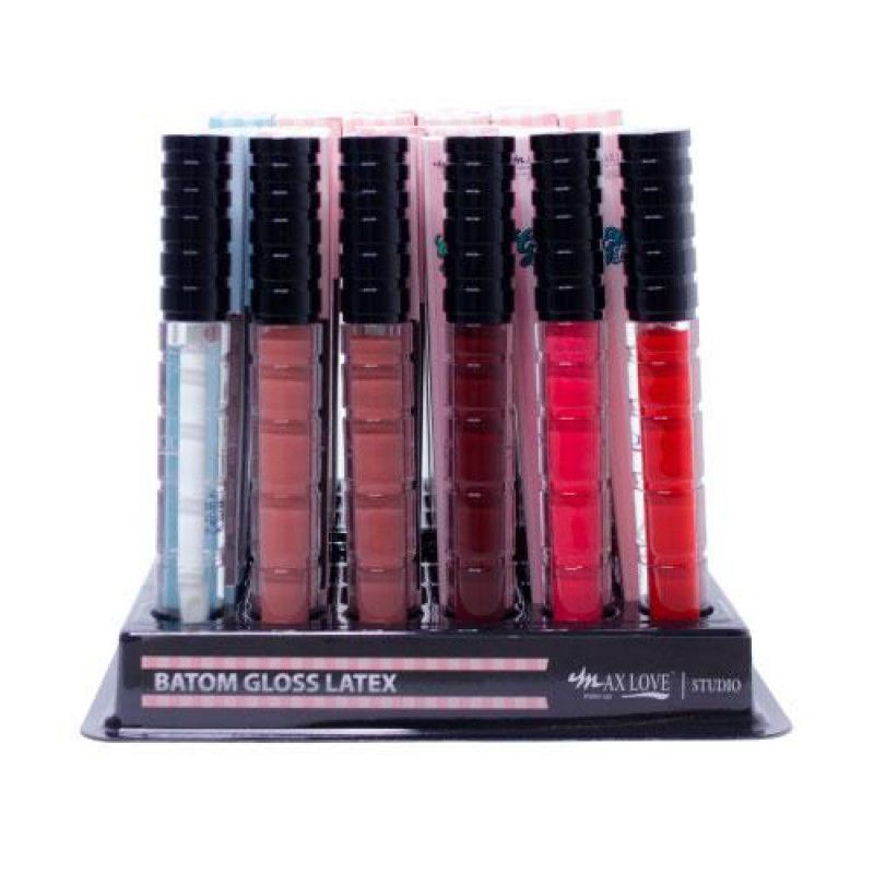 Batom Gloss Latex - Max Love - Planeta Das Maquiagens