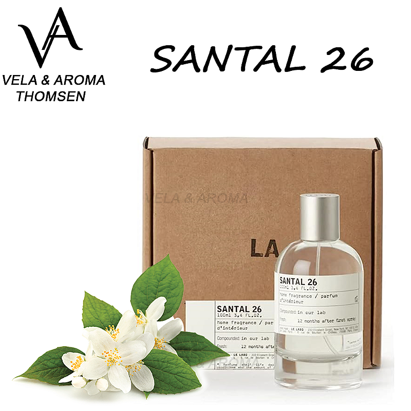 Essência para Velas Santal 26 - Amadeirada Aromática - Aqui voce