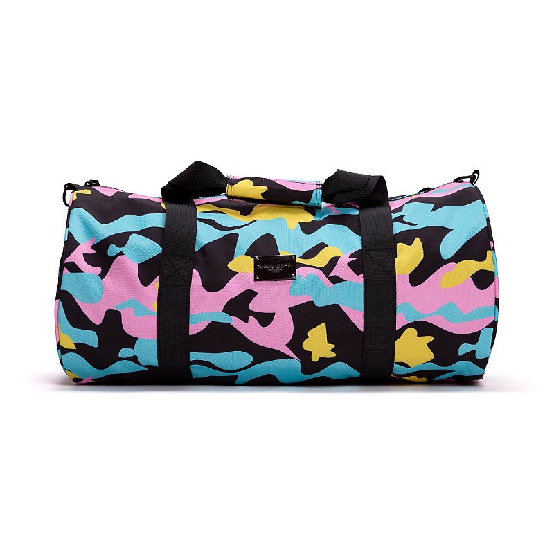 Pink Dolphin Camo Duffle Bag Multi 2 Four Gang