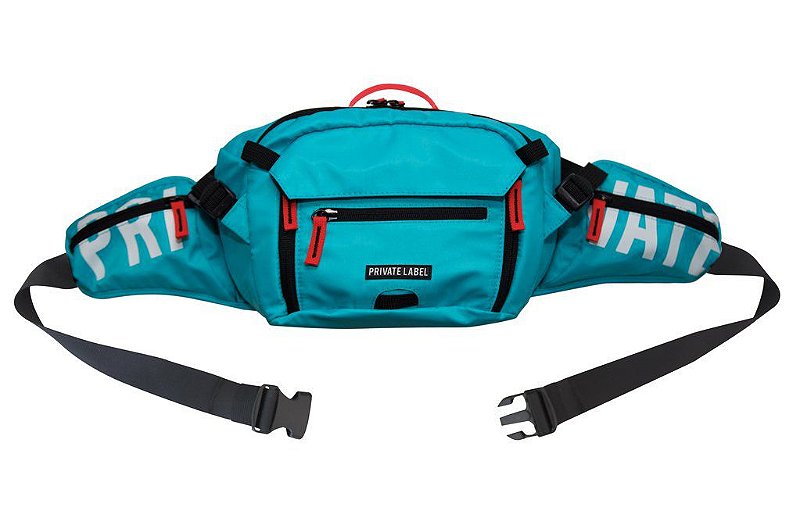 Private Label Waist Sling Bag Teal Four Gang