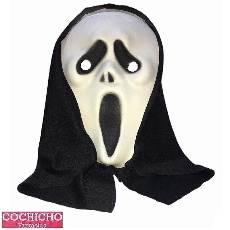Máscara Ghost EVA com Capuz Cochicho Fantasias
