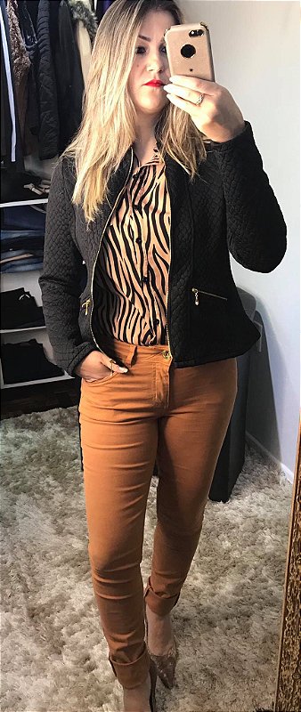 jaqueta jacquard feminina