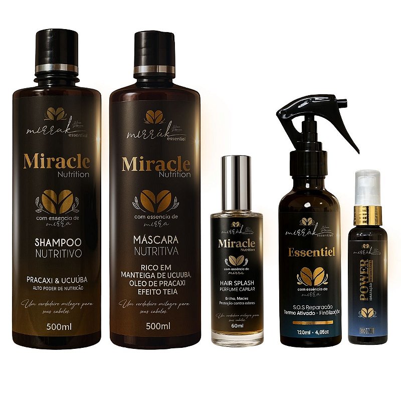 Combo Kit Miracle e Kit Essentiel Mirrah - Seab Cosmetic