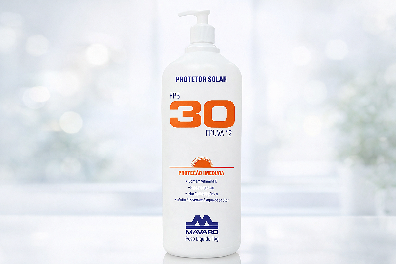 Protetor Solar 30FPS Mavaro 1KG - Equipamentos de Proteção Individual