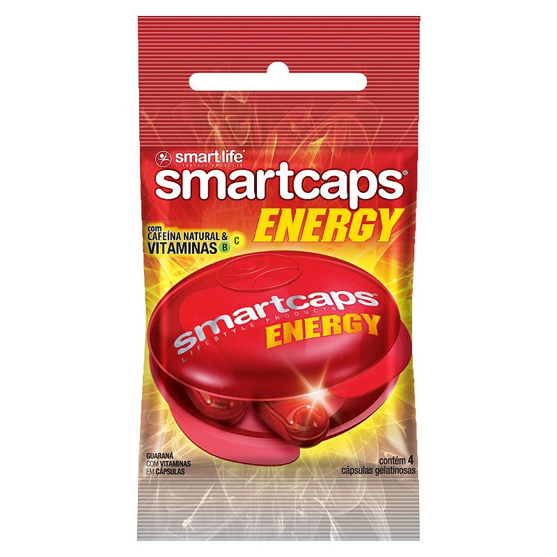 Smartcáps Energy 4 cáps Smart Life Supremo Suplementos