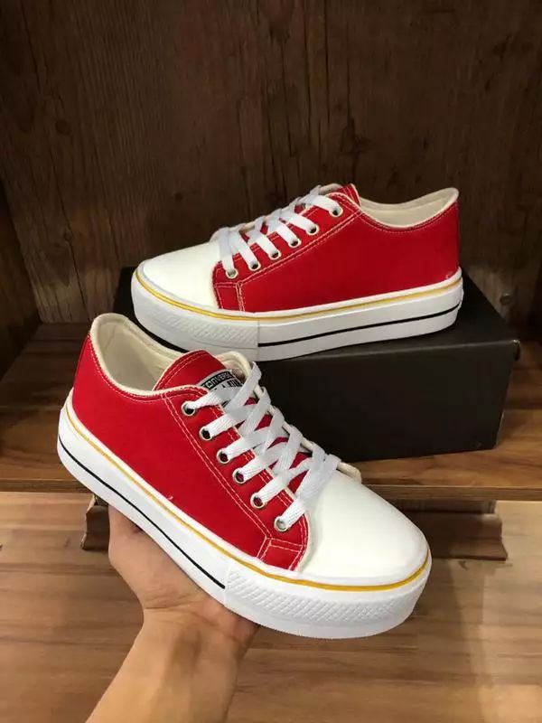 Tênis Converse Chuck Taylor All Star Plataforma - Vermelho - Pisante Shoes