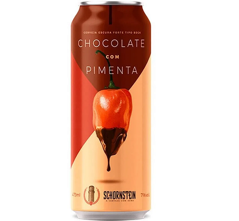 Cerveja Schornstein Chocolate Com Pimenta Lata Ml Tamaru Gourmet