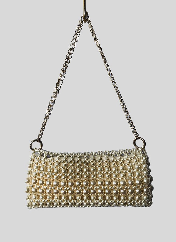 Bolsa Baguette Pearl Glow