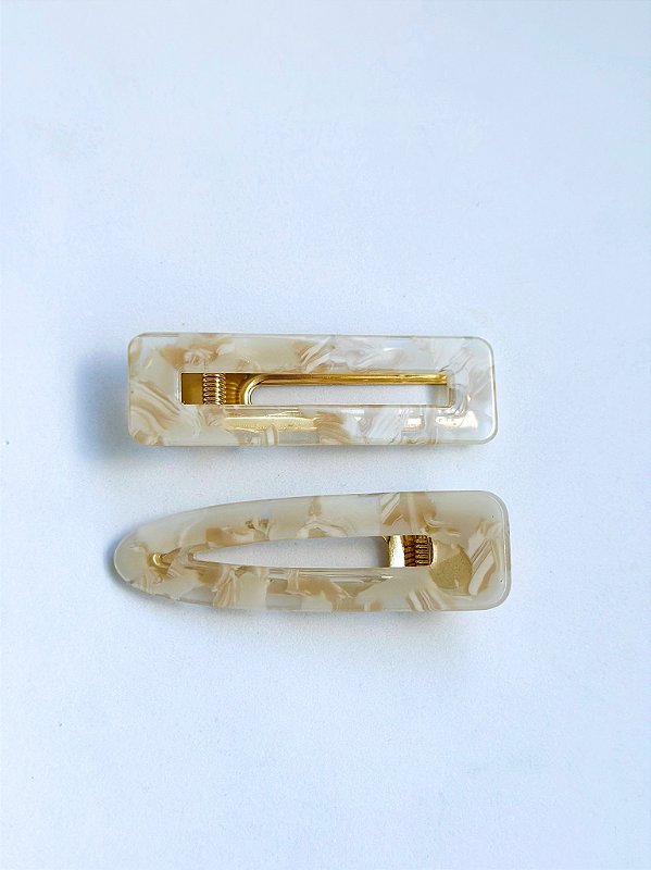 Presilhas Dupla Resina - Creamy
