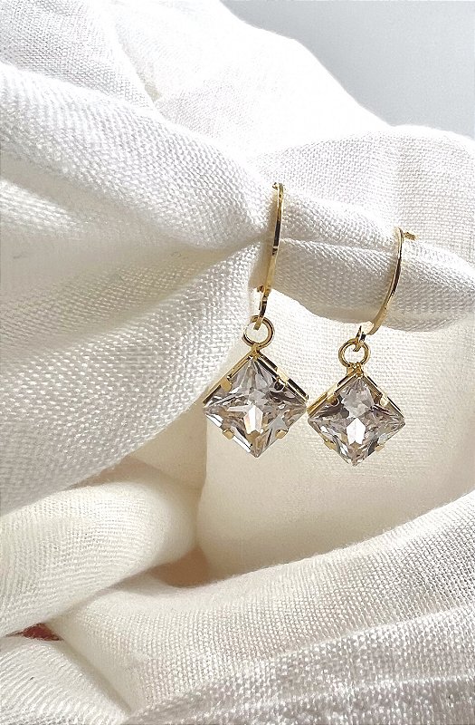 Argolinha Diamond - Banhado a Ouro