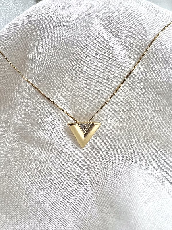 Colar Valentine - Banhado a Ouro