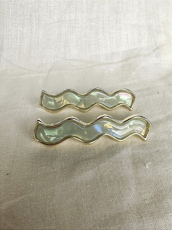 Presilhas Dupla Ondas - Verde