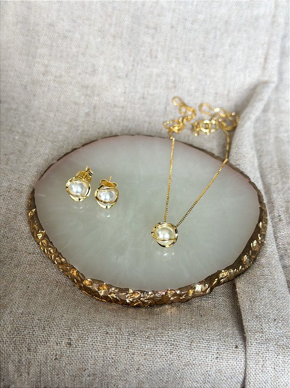 Conjunto Avant-garde - Banhado a Ouro