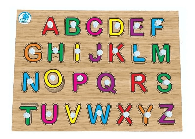 Kit Quebra-cabeça Educativo Alfabetização Números e Letras - Mente Brincante