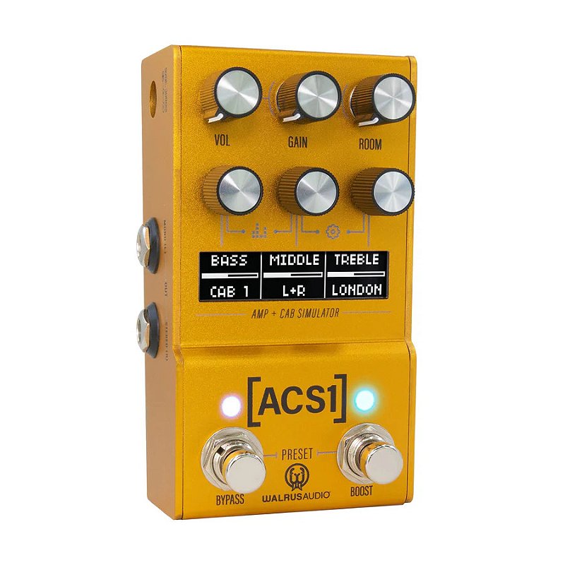 Pedal ACS1 MKll Walrus Audio Mako Series Amp & Cab Simulator - DG