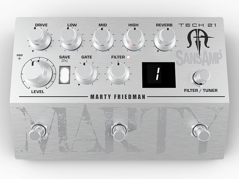 Pedal Tech 21 Marty Friedman SansAmp - DG Sound - Importadora