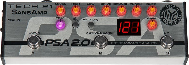 【TECH 21】SANSAMP PSA-2.0 Psa 2.0 Tech 21 Sansamp Versão 2 - DG Sound - Importadora