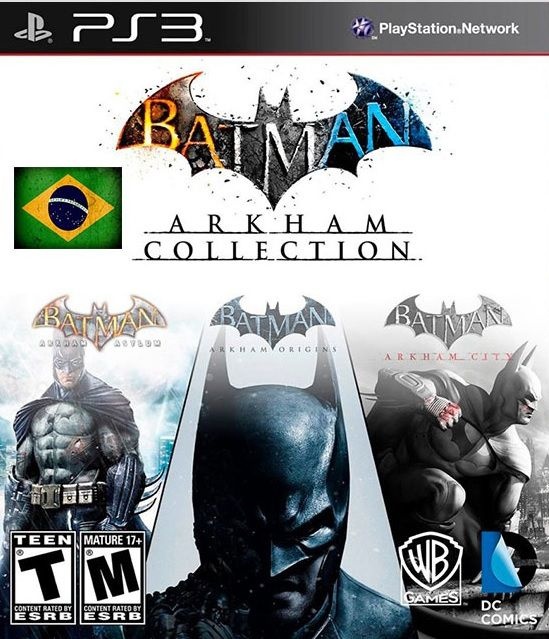 Batman Arkham Collection (Asylum, City Português e Origins) PS3 Midia  Digital - Store Games Brasil - Jogos Digitais