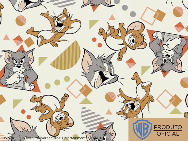 Tricoline Warner Bros – Tom & Jerry e Scooby-Doo – Ibirapuera Têxtil