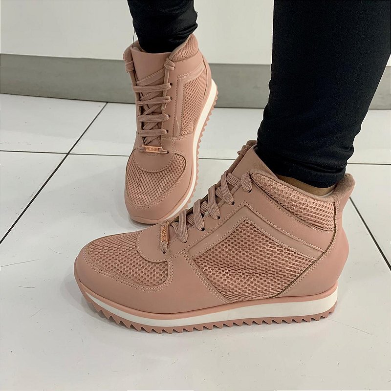 tenis alto rosa vizzano