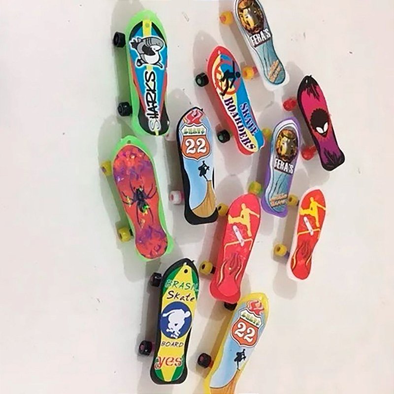 40 Mini Skate De Dedo Brinquedo Lembrancinha Atacado