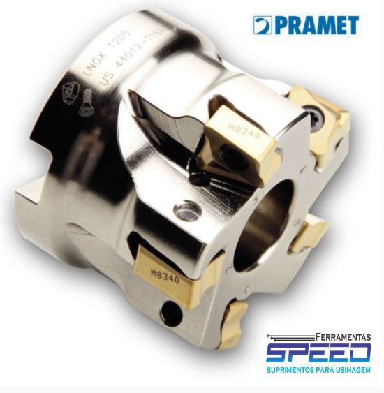 CABEÇOTE 90º Ø63 5 CORTES PARA INSERTO LNGX 12 - Speed Ferramentas