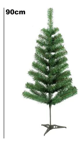 Arvore De Natal Branca 90cm Para Decoração Natalina