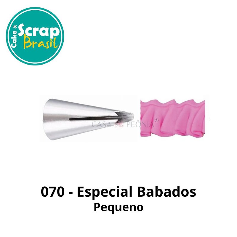 Comprar Bico de Confeitar Babados Especialidades 070 Pequeno - CASA PEÔNIA