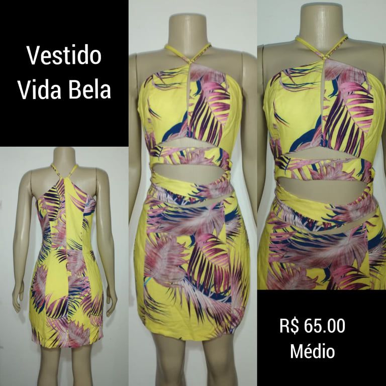 vestido 100 viscose