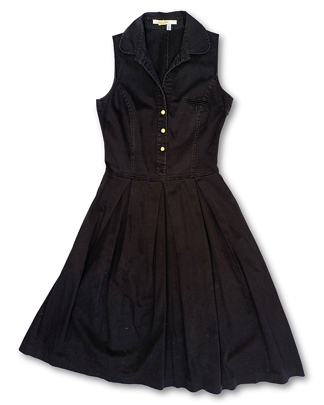 Vestido Retrô Preto Zara
