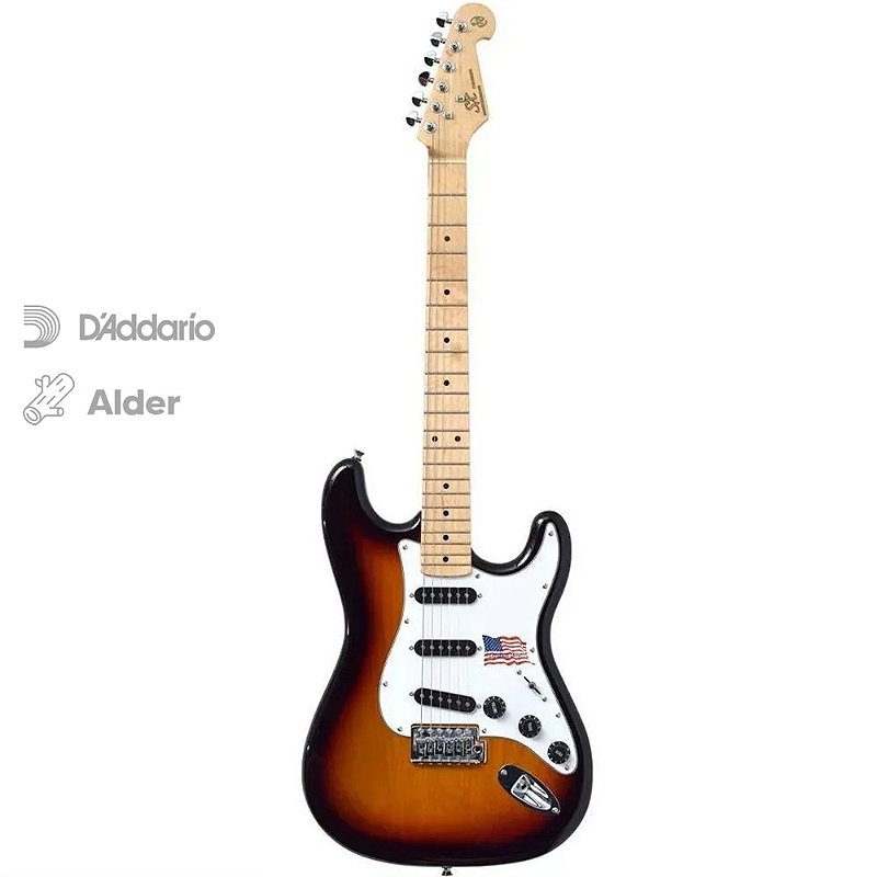 Guitarra Stratocaster Sx Sunburst | Instrumentos | American