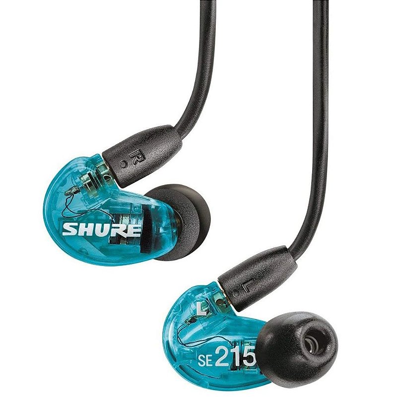Shure SE215 ブルー Fone De Ouvido In Ear Shure Profissional Azul SE215SPE - American