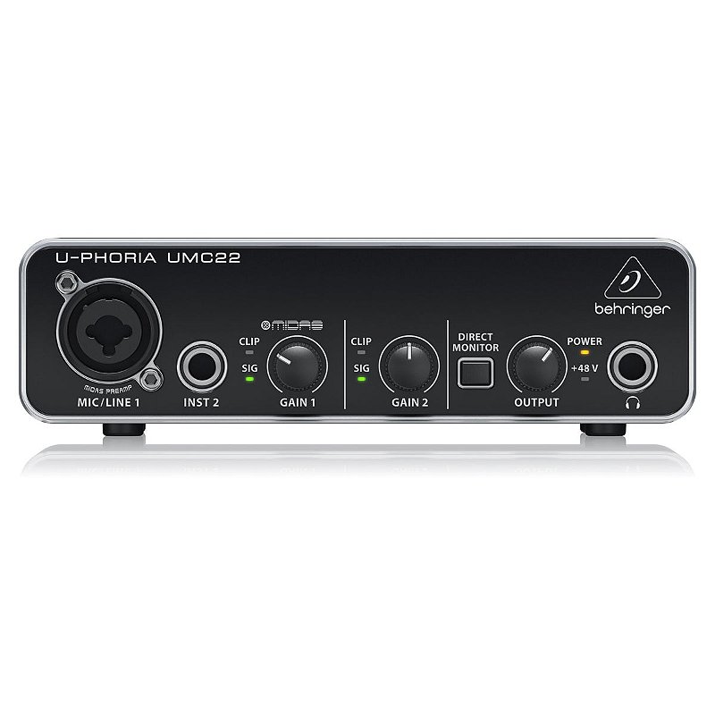 DTM・DAW Behringer U-PHORIA UMC22 + MPM-1000 Behringer Interface UMC22 - Home