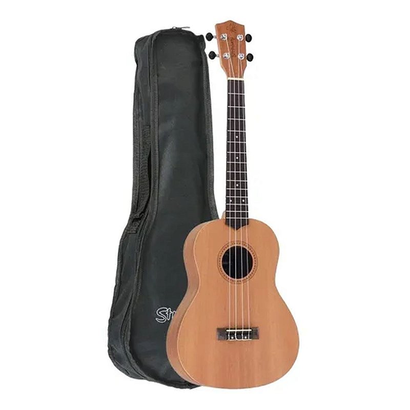 Batking Baritono Ukulele, 30 Pollici Baritona Ukelele per Principianti Adulti, Baritone Ukalalee Elettrico Kit con Borsa, Asta, Tracolla, corde in nylon, Accordatore Elettrico, Plettro, Shaker