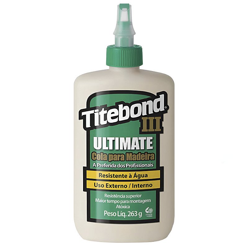 Super Cola Para Madeira Titebond III Ultimate 263G | Luthieria