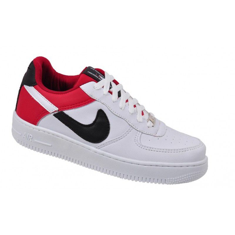 Tênis Nike Air Force Jordan Branco Vermelho - 95inco Shoes | Sua loja  online de calçados