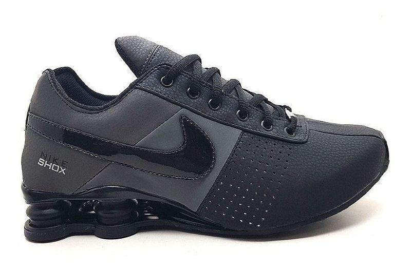 nike shox preto e cinza