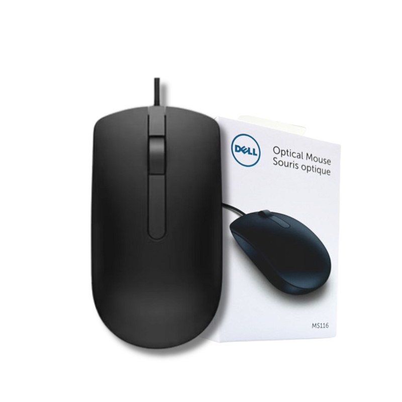 MOUSE COM FIO ORIGINAL DELL - MS116 - Neide Notebook - NN