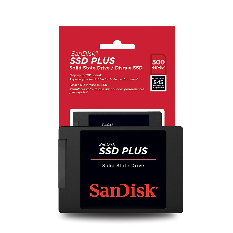 SSD PLUS SANDISK 500GB - Neide Notebook - NN Tecnologia Loja Oficial