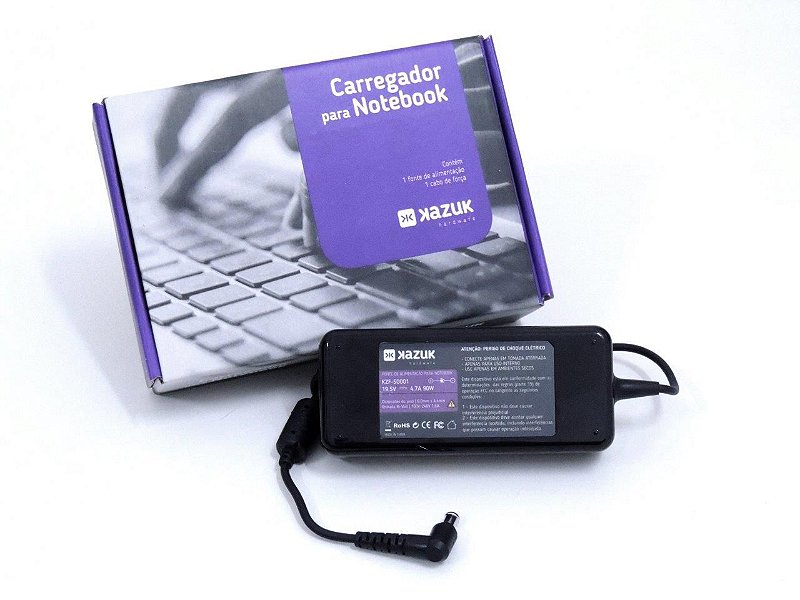 FONTE CARREGADOR NOTEBOOK – SONY VAIO 19.5V 4.7A 6.0×4.4MM - Neide Notebook