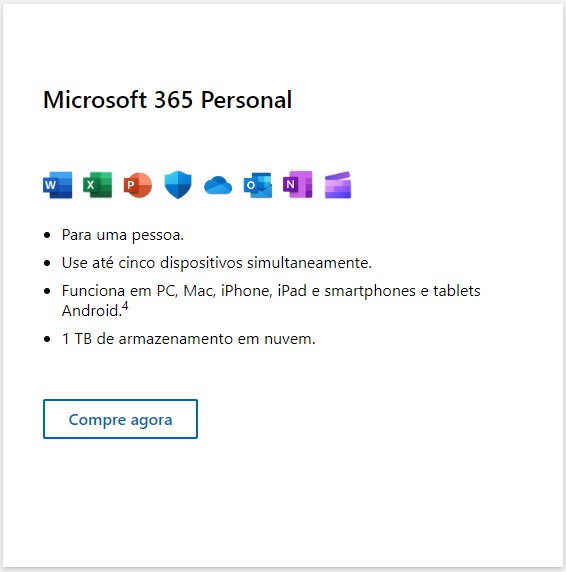 Microsoft Office 365 Personal - Licença/Assinatura com Renovação Anual -  Mercado Pleno Soluções em Tecnologia da Informação