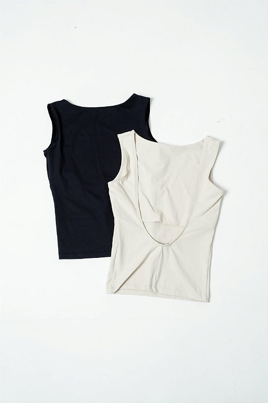 Kit 01 - Blusa Burguesinha Off e Preta