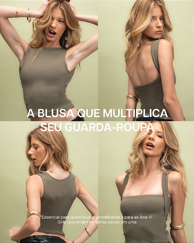 Blusa Lari - Duas formas - Hot List