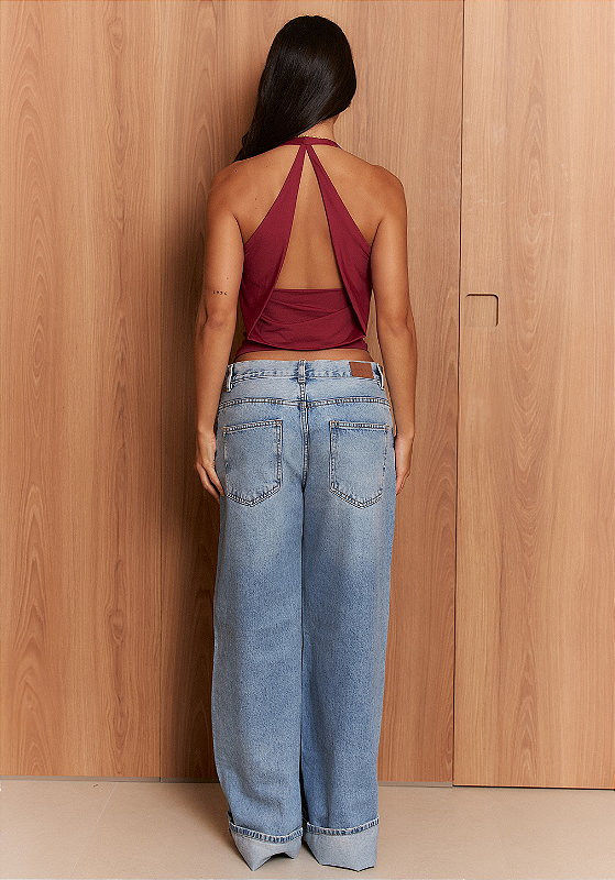 Blusa Decote Costas Isadora