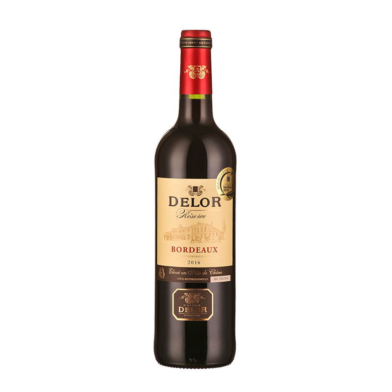 Vinho Tinto Francês Delor Reserve AOC Bordeaux 2019 - VINHO IDEAL