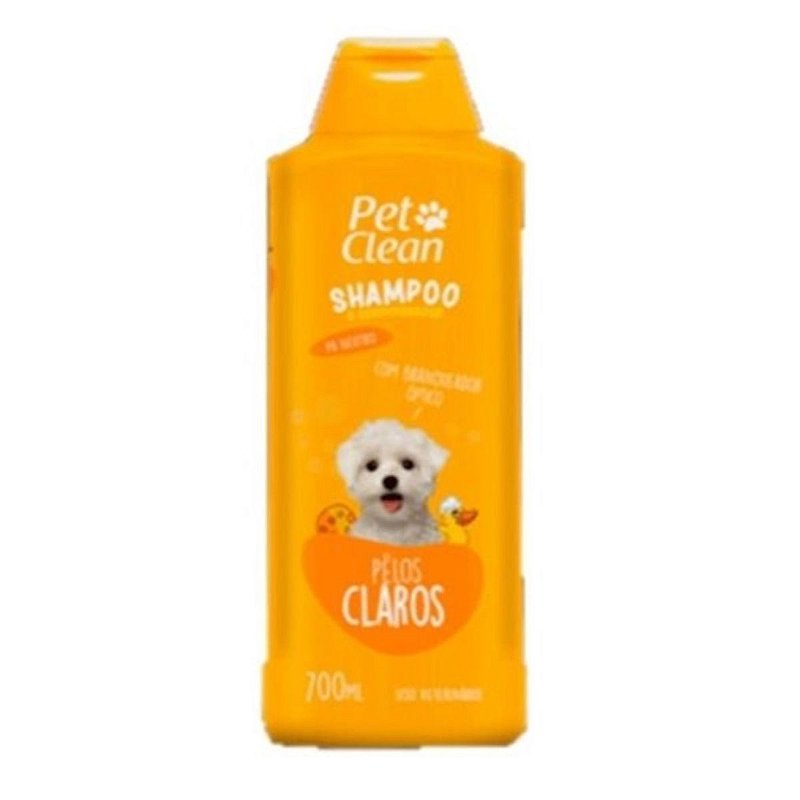 Shampoo e Condicionador Clareador Pet Clean 700ml O seu pet shop no Rio de Janeiro Pet Shop