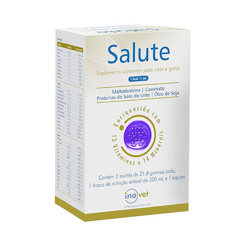 Salute Suplemento Alimentar Box Com 30 Sachês - O seu pet shop no