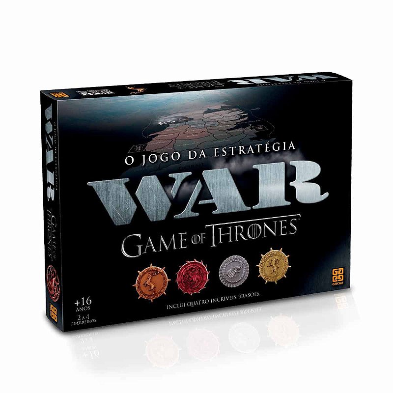 Jogo War Game Of Thrones - Grow Tabuleiro Guerra Estratégia - ShopDG - Sua  Loja de Jogos de tabuleiro e Card games