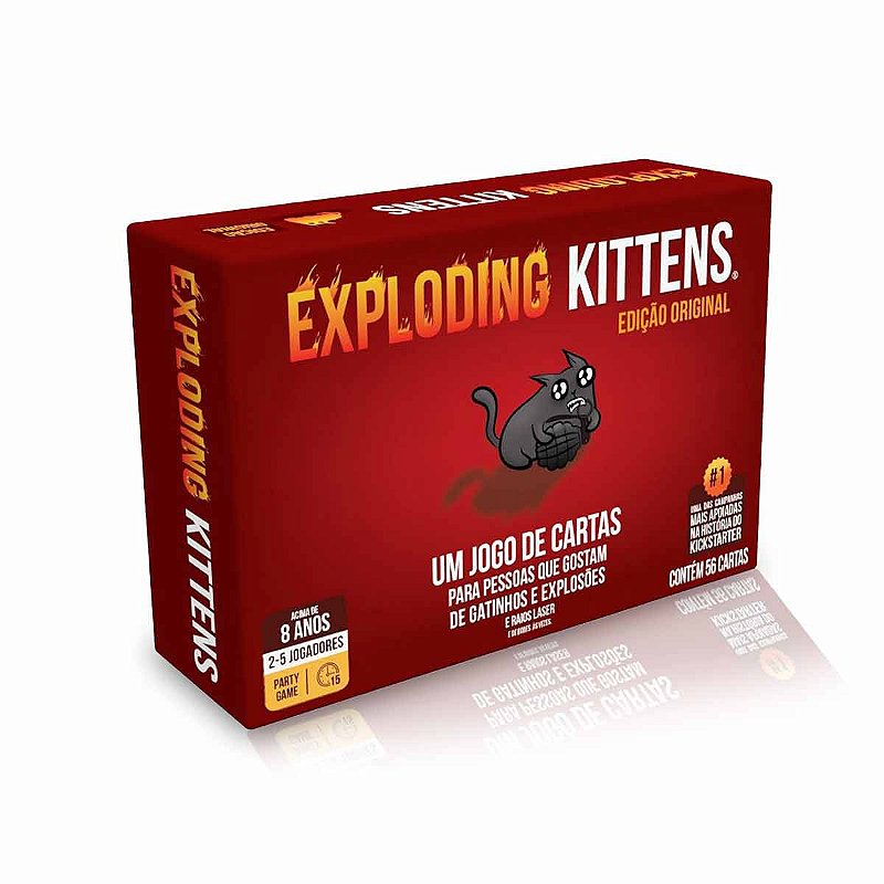 Exploding Kittens 2º Edição - ShopDG - Sua Loja de Jogos de tabuleiro e ...